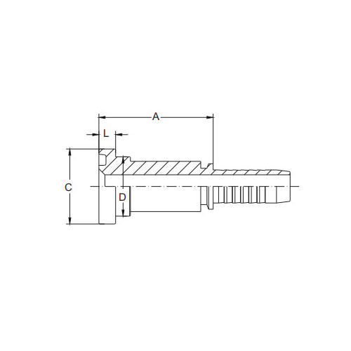 87311-SAE หน้าแปลน 3000PSI กรวย 61