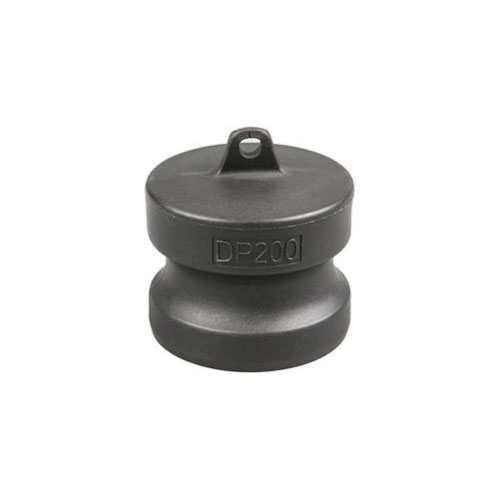 อะแดปเตอร์ปลายตัวผู้ปลั๊กฝุ่นชนิด DP-Camlock อะโนไดซ์สีดำ